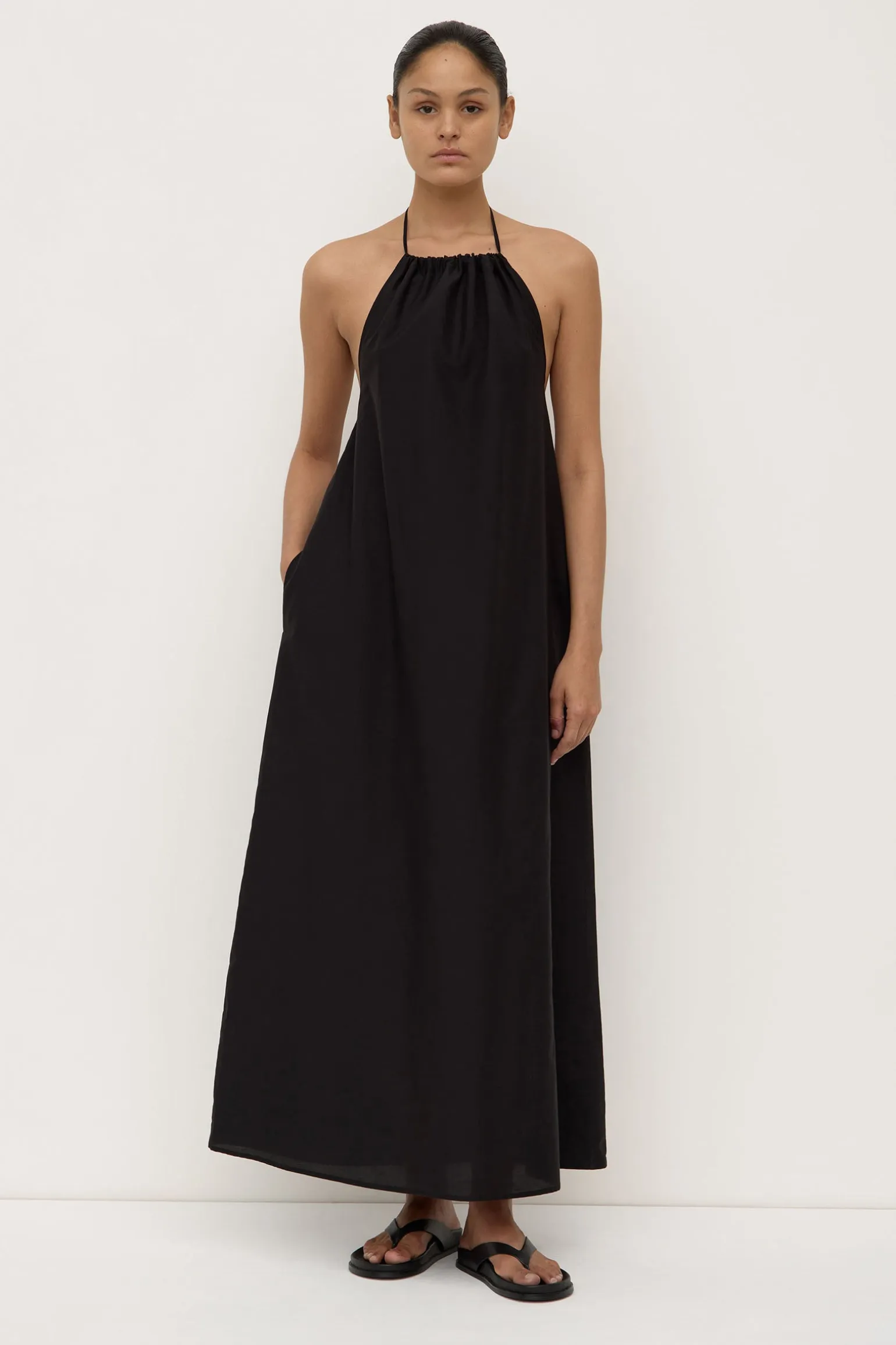 Addison Halter Maxi Dress
