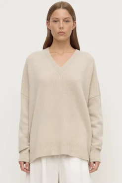 Alora Cashmere V Neck Knit