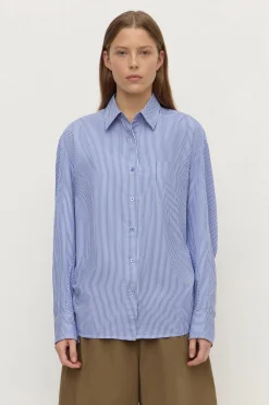Ava Stripe Poplin Shirt