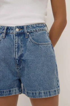 Boxy Denim Short