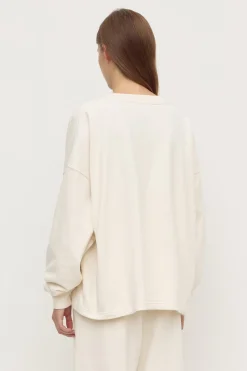 Brushed Cotton Lounge Sweater