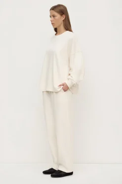 Brushed Cotton Lounge Sweater