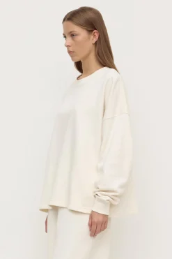 Brushed Cotton Lounge Sweater