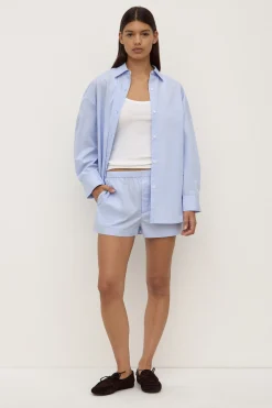 Havana Stripe Poplin Short