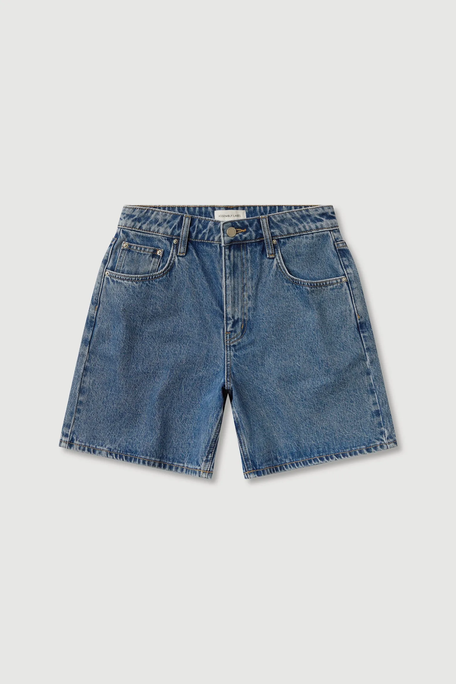 Mid Rise Vintage Denim Short