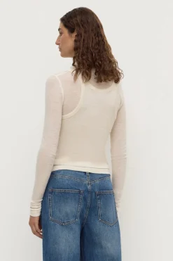 Nora Merino Wool Layered Turtleneck