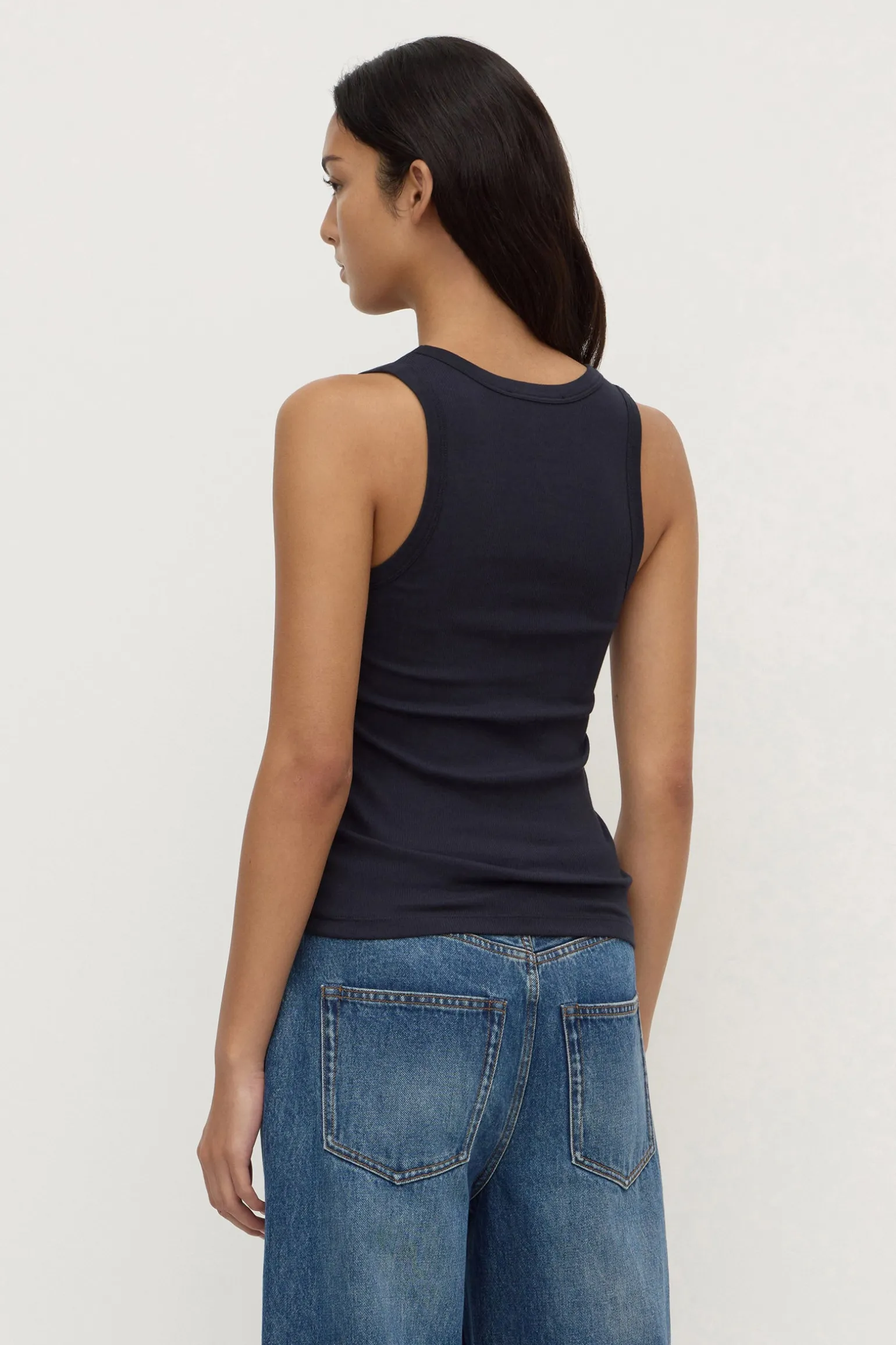 Robyn Scoop Neck Rib Tank