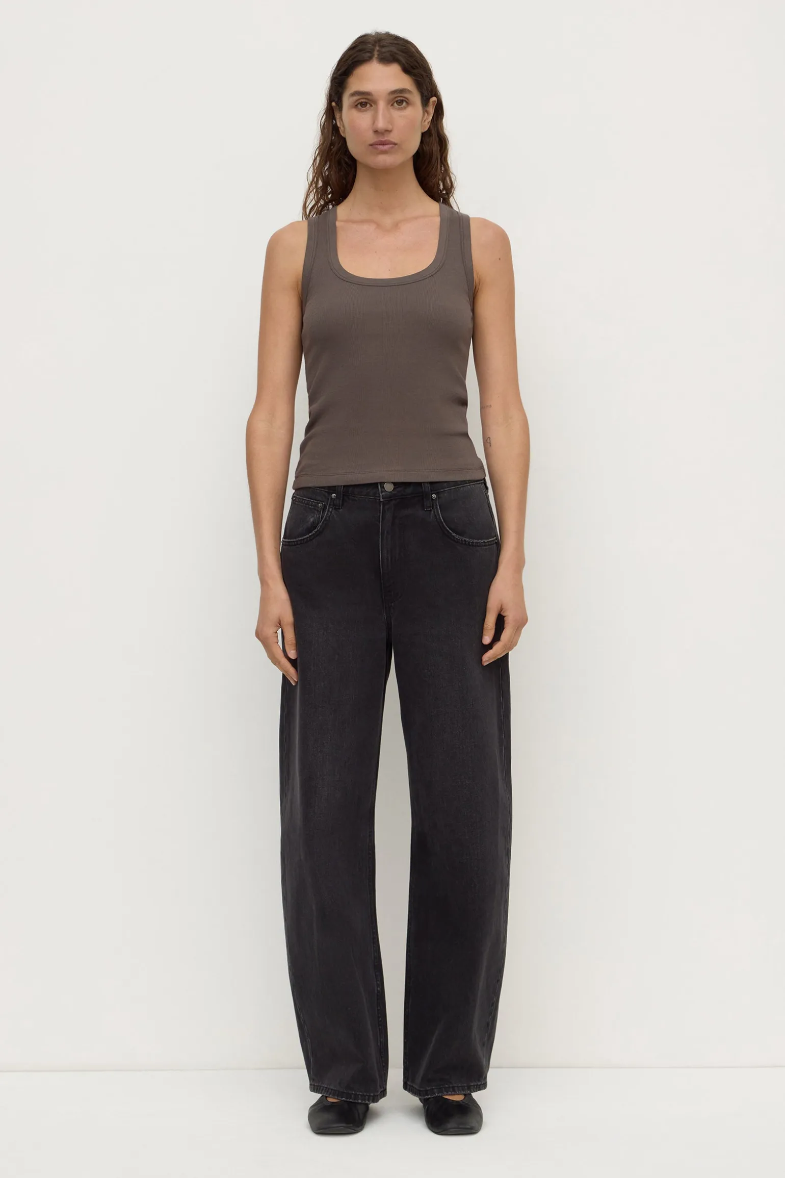 Robyn Scoop Neck Rib Tank