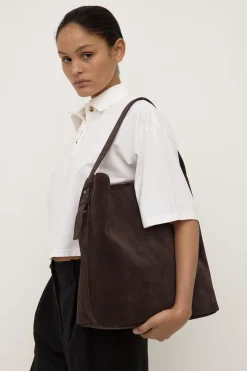 Sonny Suede Shoulder Bag