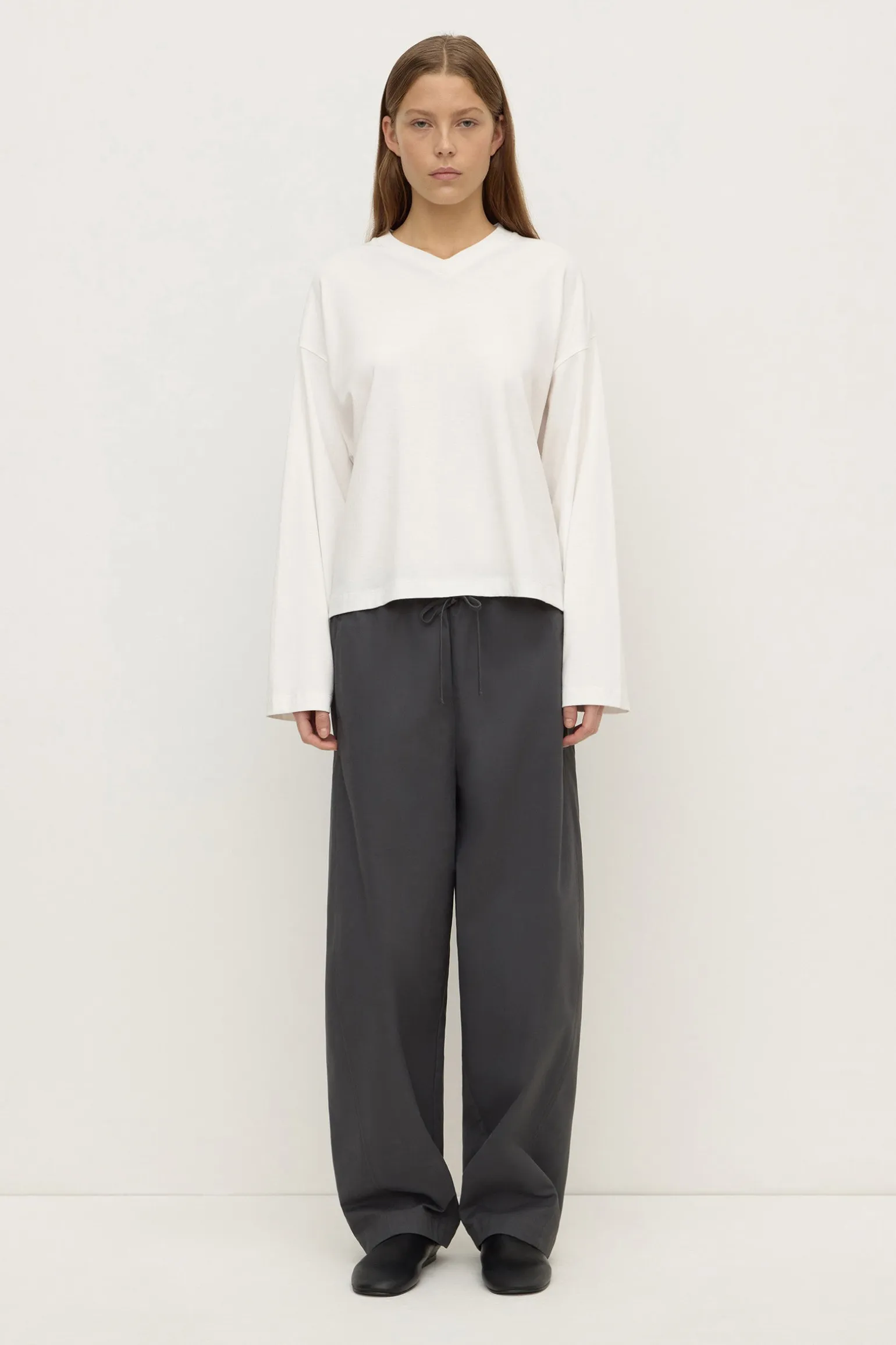 Stella V Neck Long Sleeve Tee
