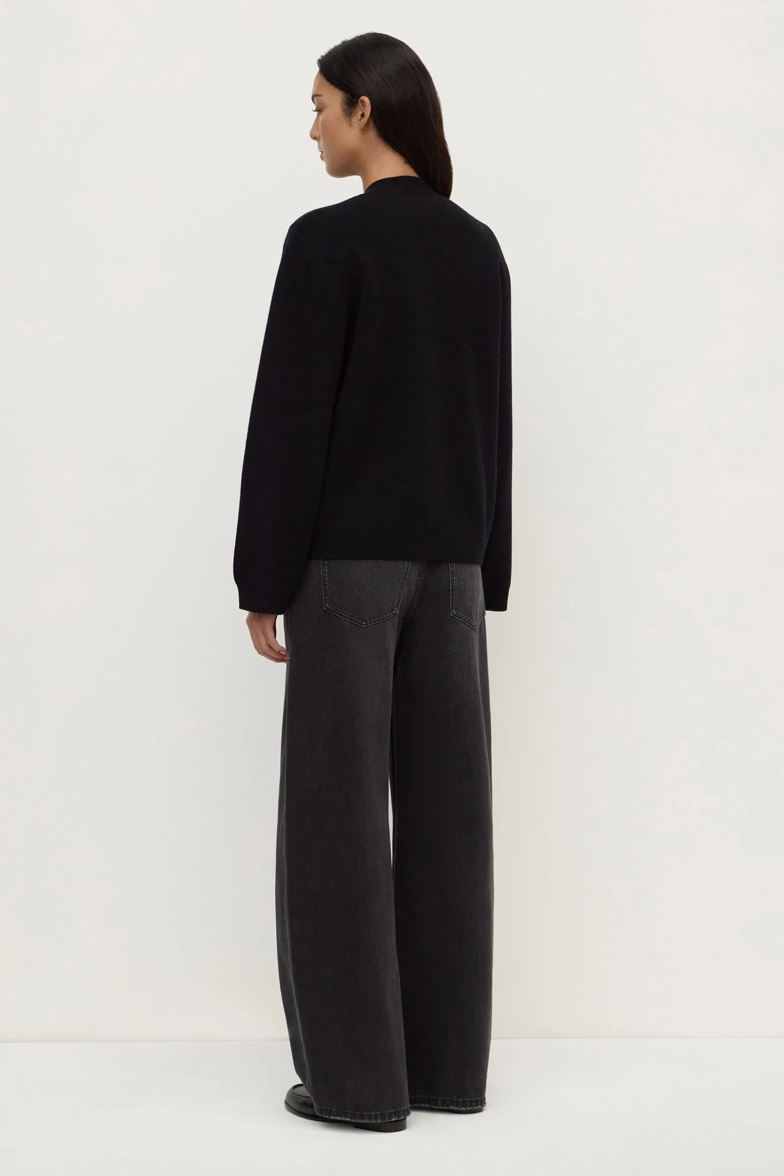 Tamsin Wool Cashmere Knit Cardigan