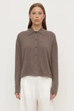 Wool Cashmere Knit Cardigan
